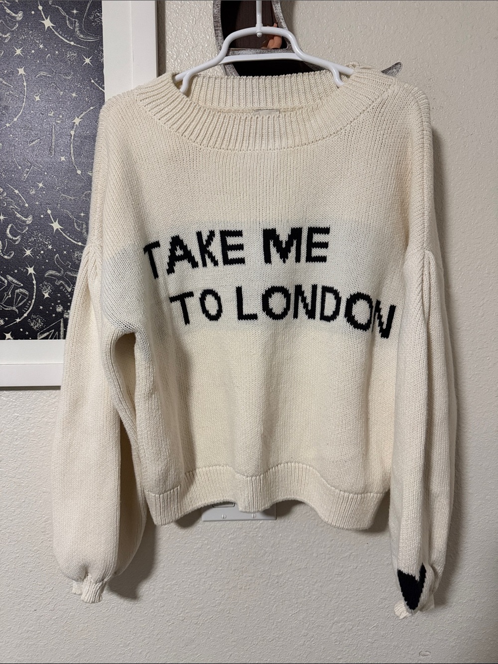 Maeve Cream Ribbed Knit Sweater